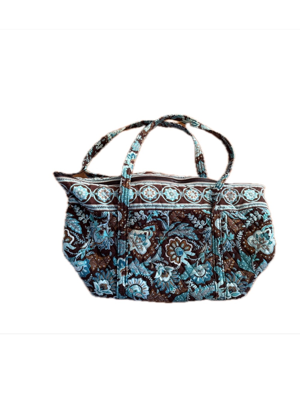 Vera Bradley Blue Paisley Weekender Bag